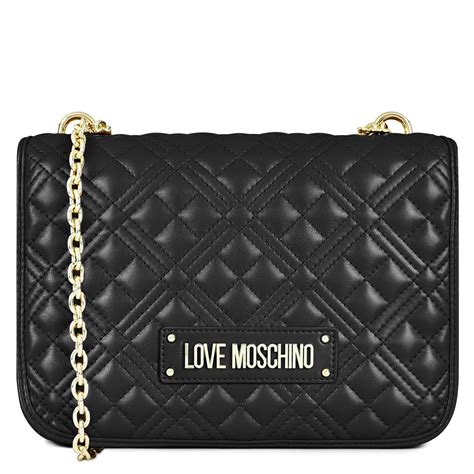 love moschino quilted shoulder bag